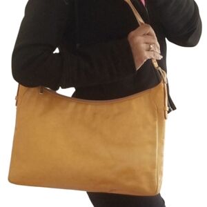 Vintage Escada Melon Orange Patent Leather Shoulder Bag Purse